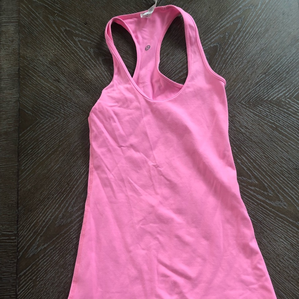 Lululemon bubblegum pink crb cool racerback size 2
